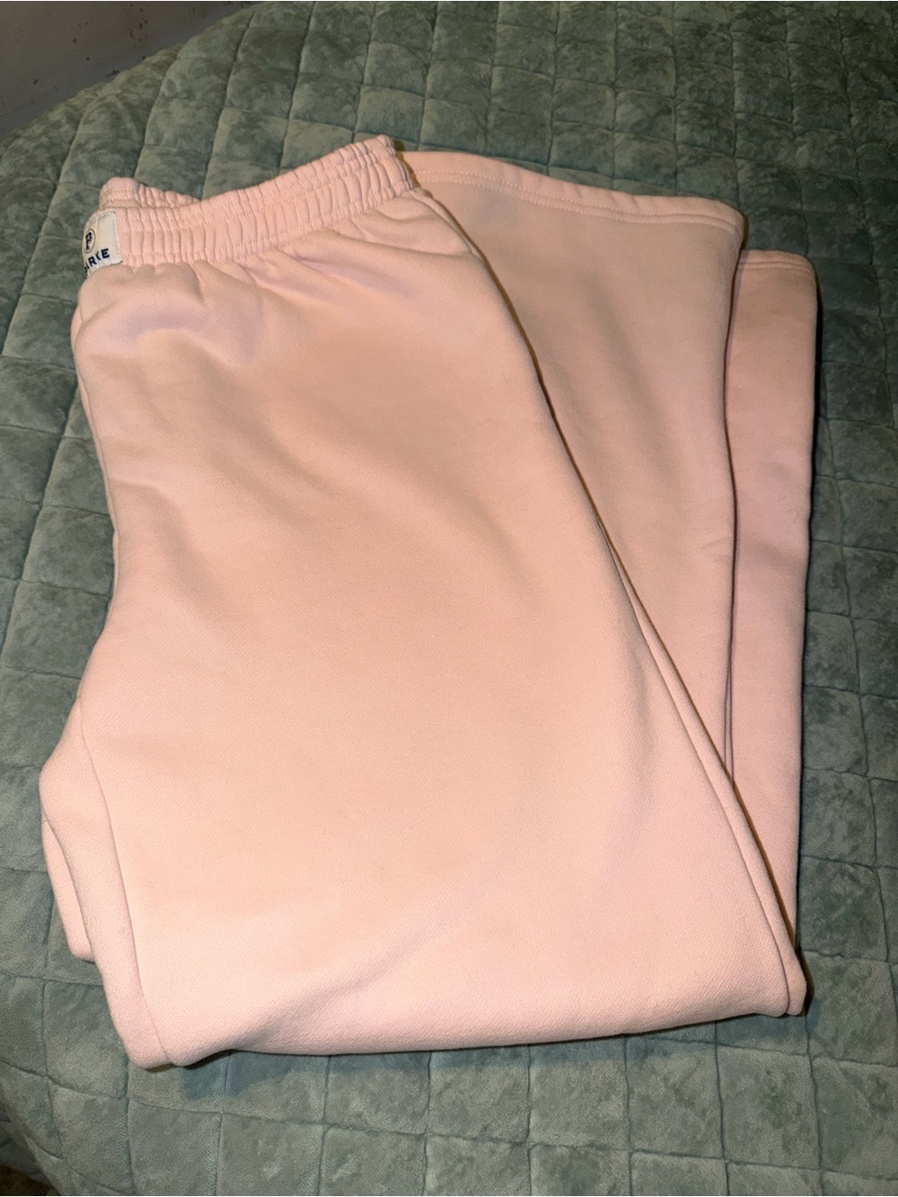 Women's Wide Leg Jogger Pants - Blush Pink
